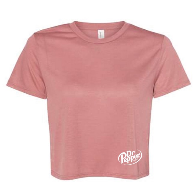 Dr Pepper Flowy Cropped Tee