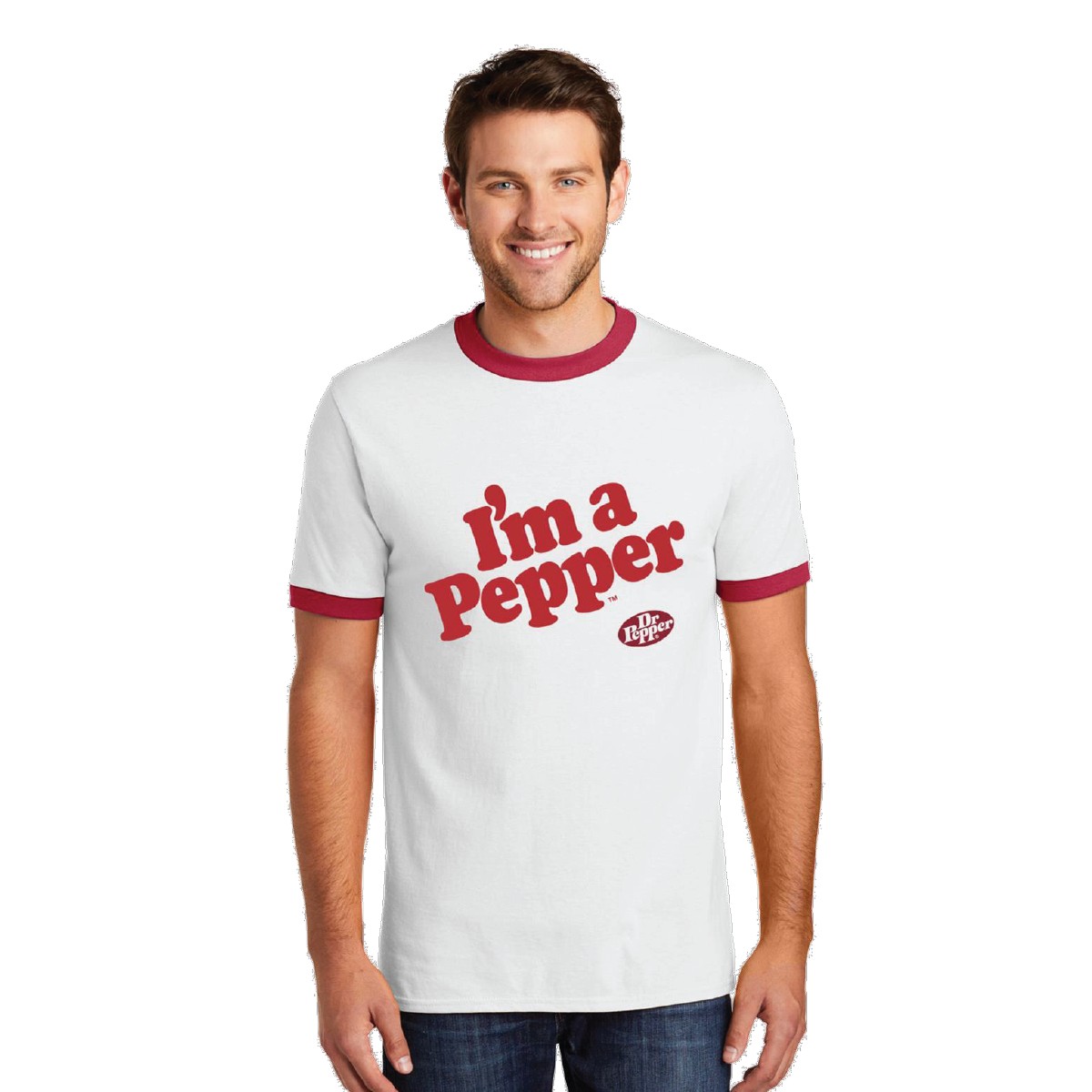 Dr Pepper Tee T-shirt Grey 2X-Large King of Beverages 